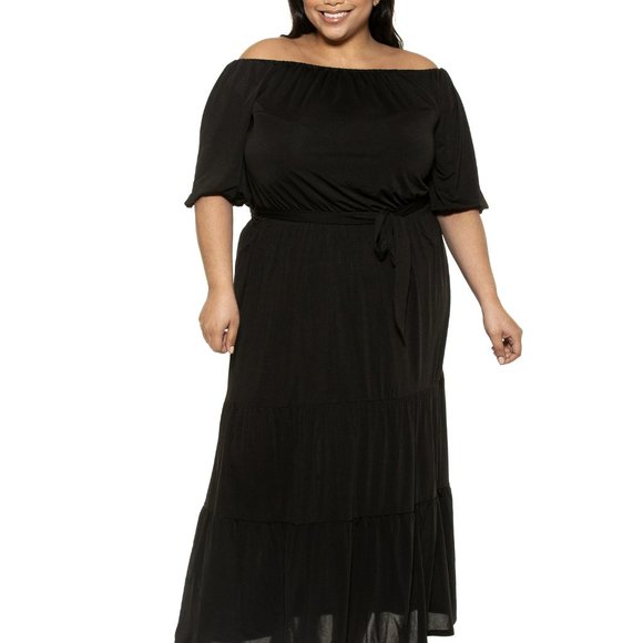 Harlow Black Maxi Dress main image 1